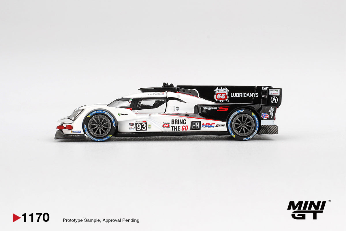 Mini GT #1170 - Acura ARX-06 GTP #93 Acura Meyer Shank Racing 2025 IMSA Daytona 24 Hrs | 1:64