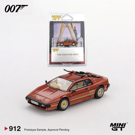 Mini GT #912-007E - Lotus Esprit Turbo *For Your Eyes Only* English Blister | 1:64