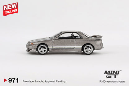 Mini GT #971 - Nissan GT-R (R32) Veilside Combat C-I Combat, grau | 1:64