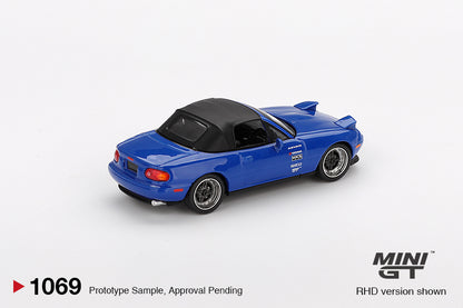 Mini GT #1069 - Mazda MX-5 Miata Tuned Version, blau | 1:64