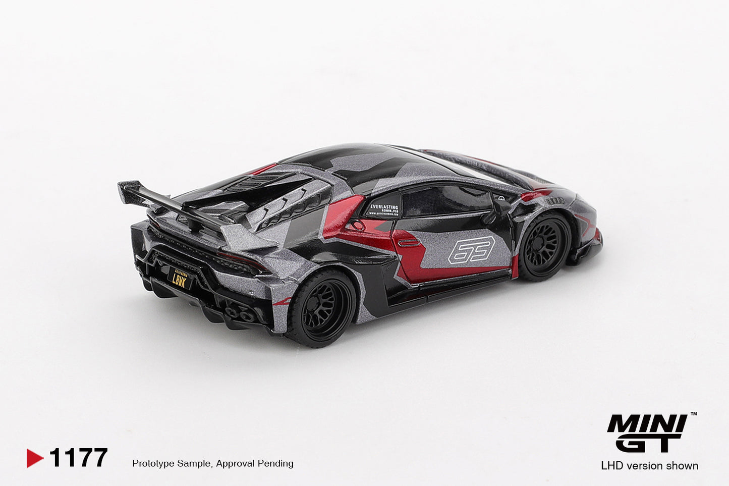 Mini GT #1177 - LB★WORKS Lamborghini Huracán GT RONIN | 1:64