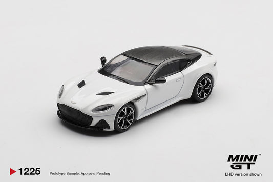 Mini GT #1225 - Aston Martin DBS, Stratus White | 1:64