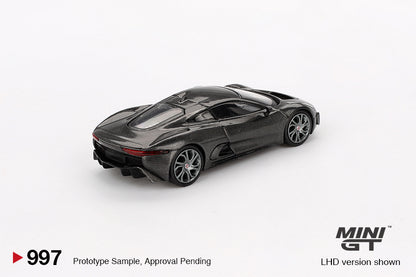 Mini GT #997 - Jaguar C-X75 Test Car, schwarz | 1:64