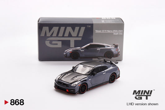 Mini GT #868 - Nissan GT-R (R35) Nismo, grau | 1:64