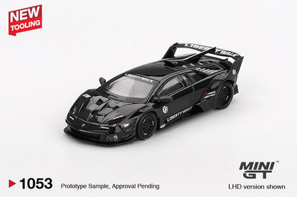 Mini GT #1053 - Lamborghini Murcielago GT EVO LB-Silhoutte, black | 1:64
