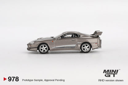Mini GT #978 - Toyota Supra Veilside Combat V-II, grau | 1:64