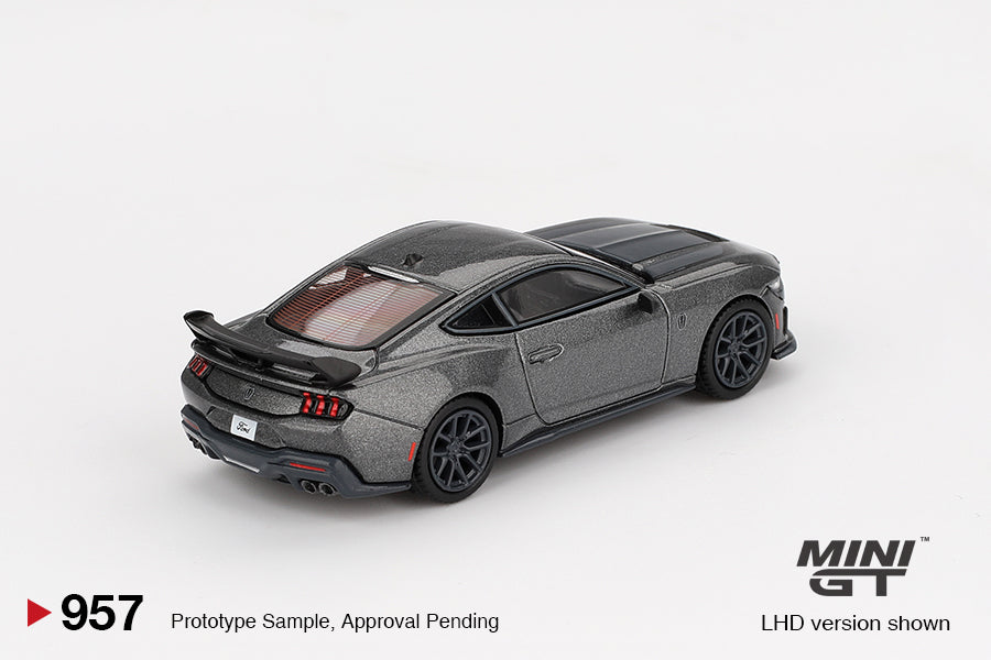 Mini GT #957 - Ford Mustang Dark Horse 2024, Carbonized Gray | 1:64