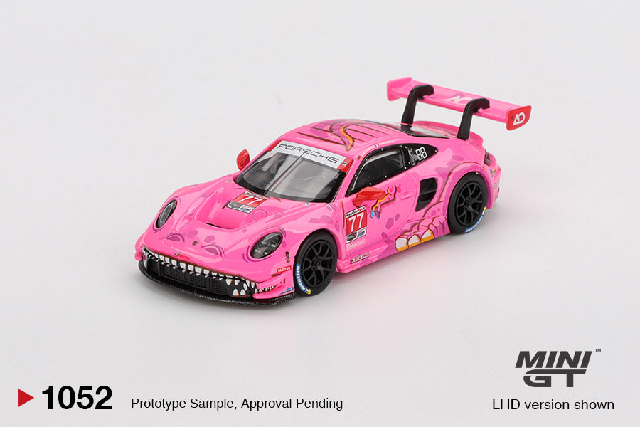 Mini GT #1052 Porsche 911 (992) GT3 R AO Racing #77 ROXY – Pink