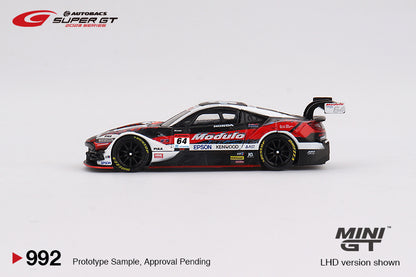 Mini GT #992 - Honda NSX-GT Type S GT500 #64 Modulo NSX-GT Modulo Nakajima Racing SUPER GT, schwarz/weiß/rot | 1:64