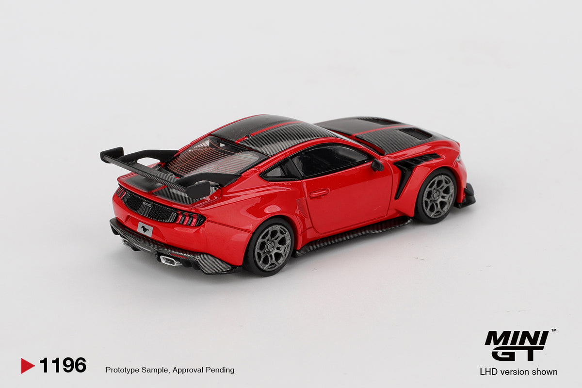 Mini GT #1196 - Ford Mustang GTD, Race Red | 1:64