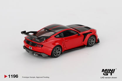 Mini GT #1196 - Ford Mustang GTD, Race Red | 1:64