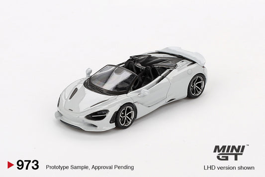 Mini GT #973 - McLaren 750S Spider Cirrus, grau | 1:64