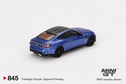 Mini GT #845 - BMW M4 (G82) Competition, blau | 1:64
