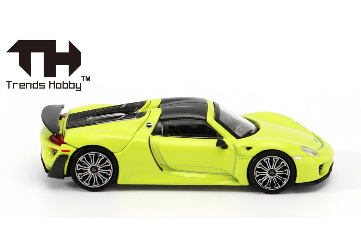 Trends Hobby - Porsche 918 Spyder, yellow | 1:64