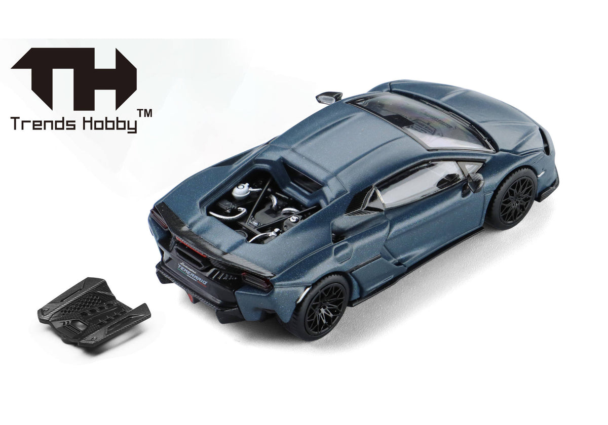 Trends Hobby - Lamborghini Temerario, blue | 1:64