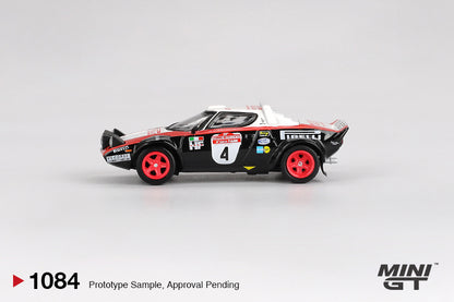 Mini GT #1084 - Lancia Stratos HF #4 1978 Rally Sanremo Winner | 1:64