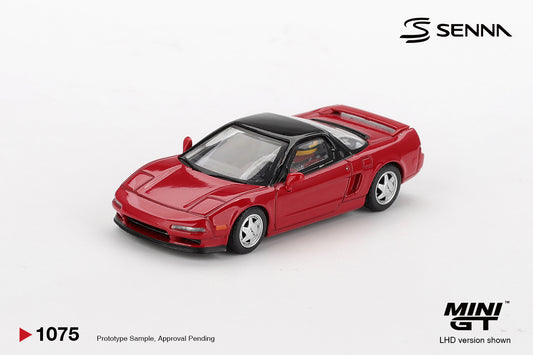 Mini GT #1075 - Honda NS-X Prototype Midship Sports 1989 Ayrton Senna w/ Figure | 1:64