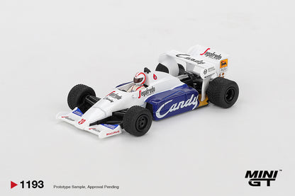 Mini GT #1193 - Toleman TG184 #20 Johnny Cecotto 1984 Monaco Grand Prix | 1:64