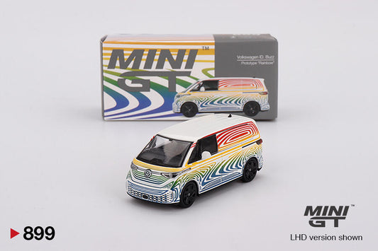 Mini GT #899 - Volkswagen ID Buzz Prototype, Rainbow | 1:64
