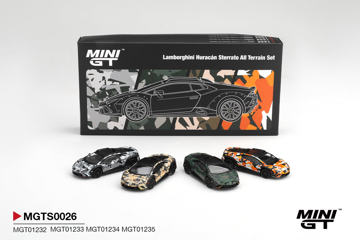 Mini GT #S0026 - Lamborghini Huracán Sterrato All-Terrain Set | 1:64