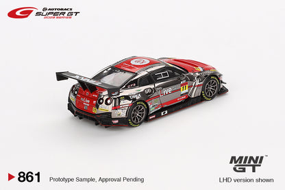 Mini GT #861 - Nissan GT-R NISMO GT3 #11 "GAINER TANAX GT-R" GAINER 2023 SUPER GT SERIES | 1:64