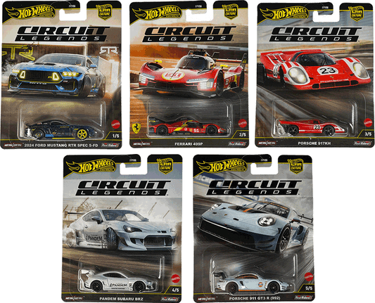 Hot Wheels 2025 Premium Car Culture Circuit Legends Set | 1:64