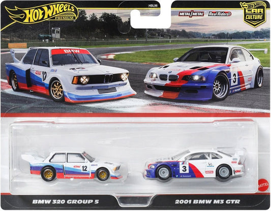 Hot Wheels 2-Pack 2001 BMW M3 GTR & BMW 320 Group 5 | 1:64