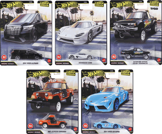 Hot Wheels Boulevard Set #151-#155 | 1:64