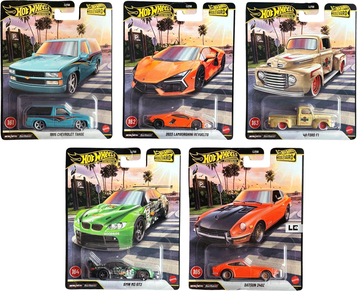 Hot Wheels Boulevard Set #161-#165 | 1:64