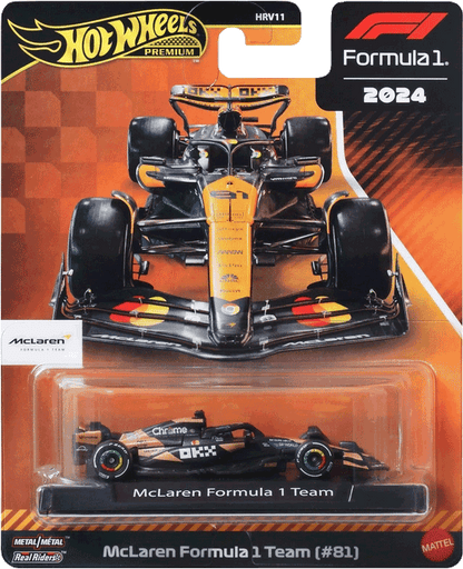 Hot Wheels Premium F1 2024 Set: McLaren, Sauber, Williams: Norris, Piastri & Co. | 1:64
