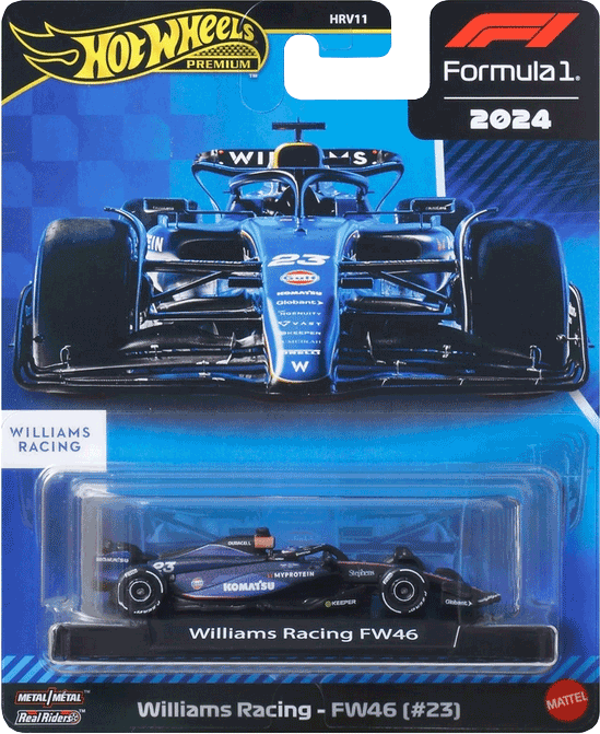 Hot Wheels Premium F1 2024 Alexander Albon Williams Racing - FW46 #23 | 1:64