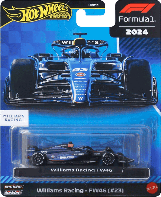 Hot Wheels Premium F1 2024 Alexander Albon Williams Racing - FW46 #23 | 1:64