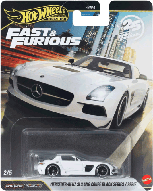 Hot Wheels 2026 Premium Fast & Furious Mercedes-Benz SLS AMG Coupe Black Series | 1:64