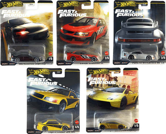 Hot Wheels 2025 Premium Fast & Furious M-Assortment Set | 1:64