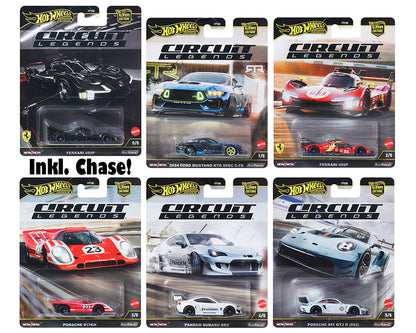 Hot Wheels 2025 Premium Car Culture Circuit Legends Set inkl. CHASE | 1:64