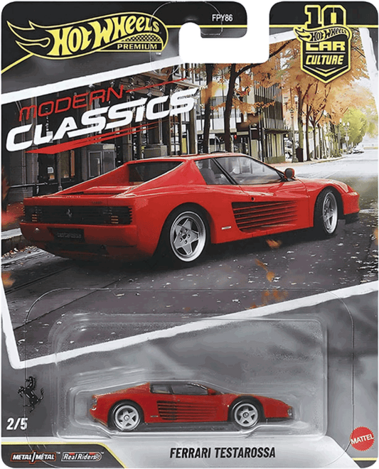 Hot Wheels 2026 Modern Classics Ferrari Testarossa | 1:64