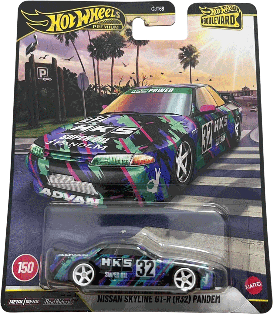 Hot Wheels Boulevard #150 Nissan Skyline GT-R (R32) Pandem | 1:64