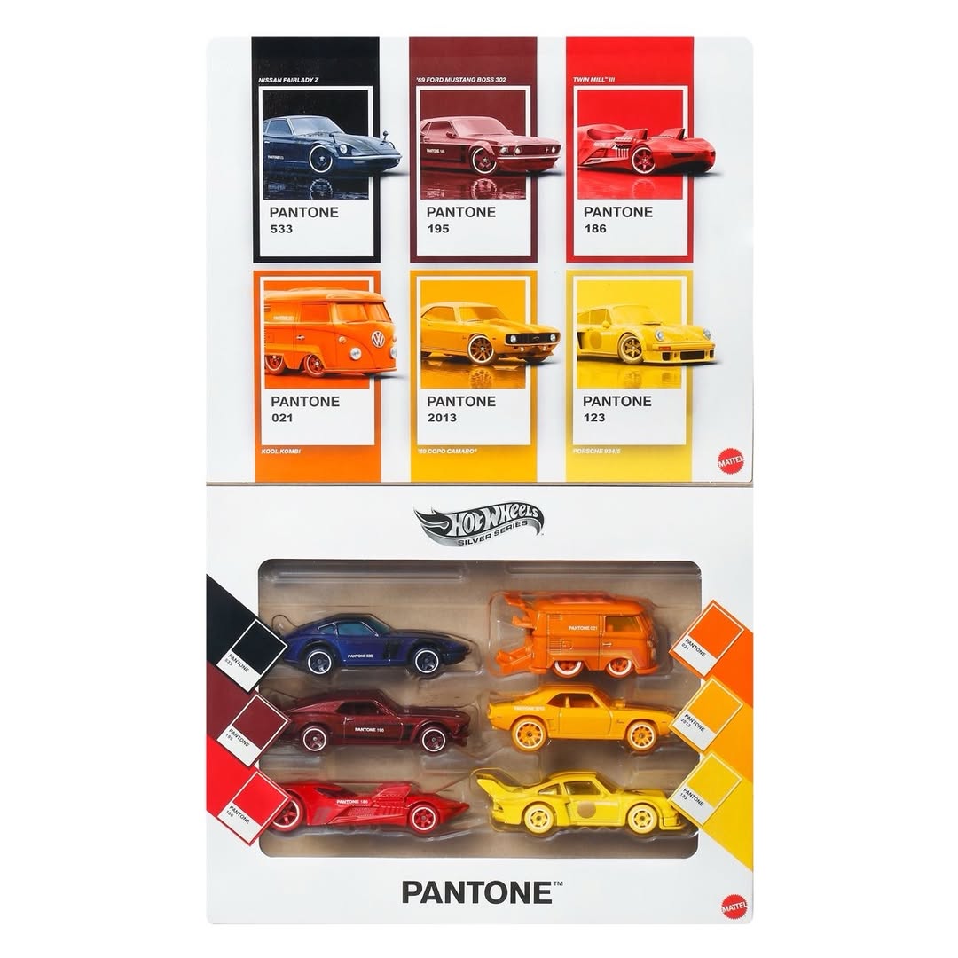 Hot Wheels 2026 PANTONE Multipack 6 Fahrzeuge | 1:64