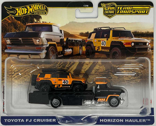 Hot Wheels Team Transport Toyota FJ Cruiser & Horizon Hauler | 1:64