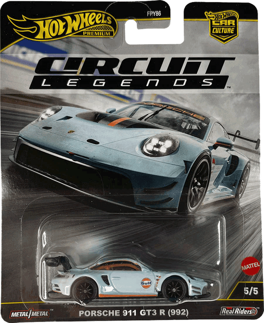 Hot Wheels Circuit Legends 2025 Porsche 911 GT3 R (992) | 1:64