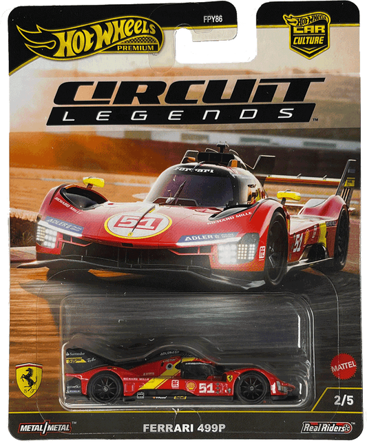Hot Wheels Circuit Legends 2025 Ferrari 499P | 1:64