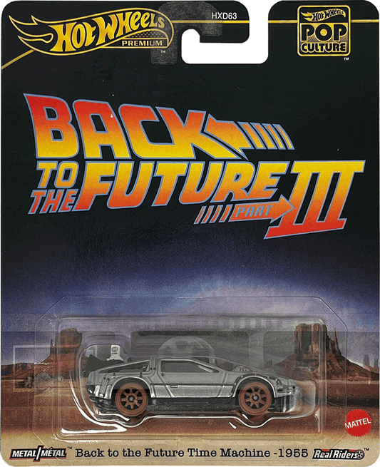 Hot Wheels Pop Culture 2025 Back to the Future Time Machine - 1966 | 1:64