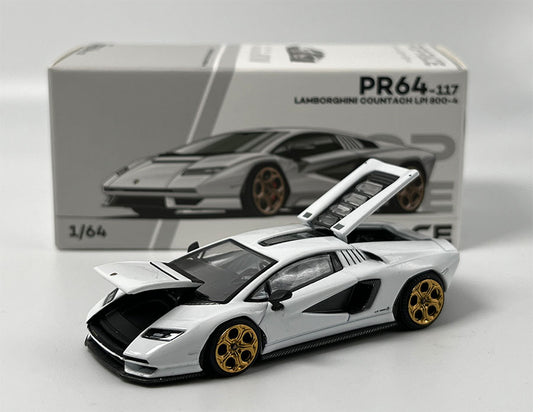 Pop Race - Lamborghini Countach LPI 800-4, white | 1:64