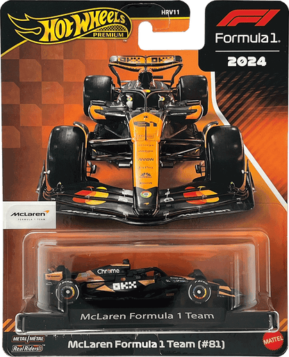 Hot Wheels Premium F1 2024 Set: McLaren, Sauber, Williams: Norris, Piastri & Co. | 1:64
