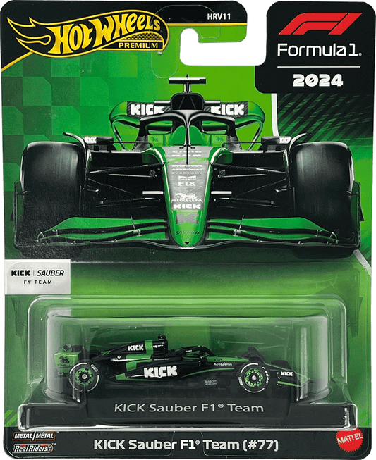 Hot Wheels Premium F1 2024 Valtteri Bottas Kick Sauber F1 Team #77 | 1:64