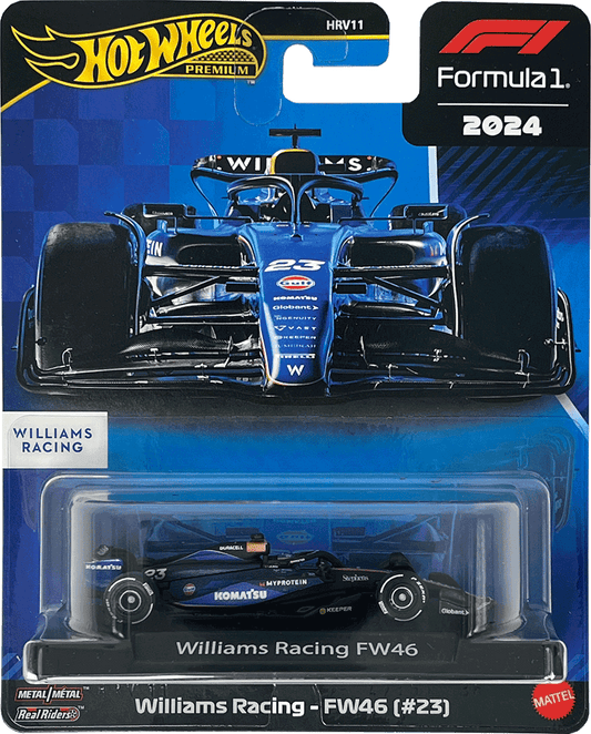 Hot Wheels Premium F1 2024 Alexander Albon Williams Racing - FW46 #23 | 1:64