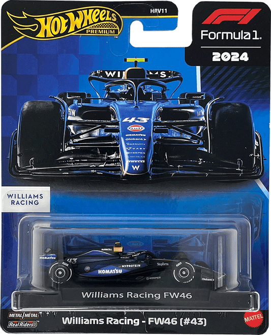 Hot Wheels Premium F1 2024 Franco Colapinto Williams Racing - FW46 #43 | 1:64