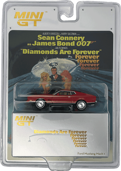 Mini GT #905-007E - Ford Mustang Mach 1 *Diamonds Are Forever* English Blister, rot | 1:64