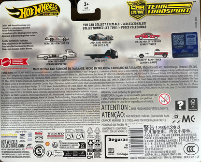 Hot Wheels 2026 Team Transport 2024 Ford Mustang RTR Spec 5-FD & Aero Lift | 1:64