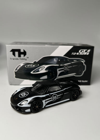 Trends Hobby - Porsche 918 Spyder GT Show 2026 LIMTED EDITION 1999 pcs, Black | 1:64